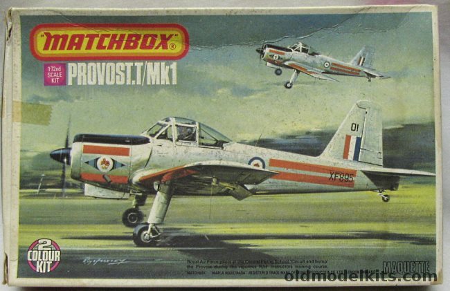 Matchbox 1/72 Provost Mk.I  - RAF Central Flying School Little Rissington or Oman Air Force, PK30 plastic model kit